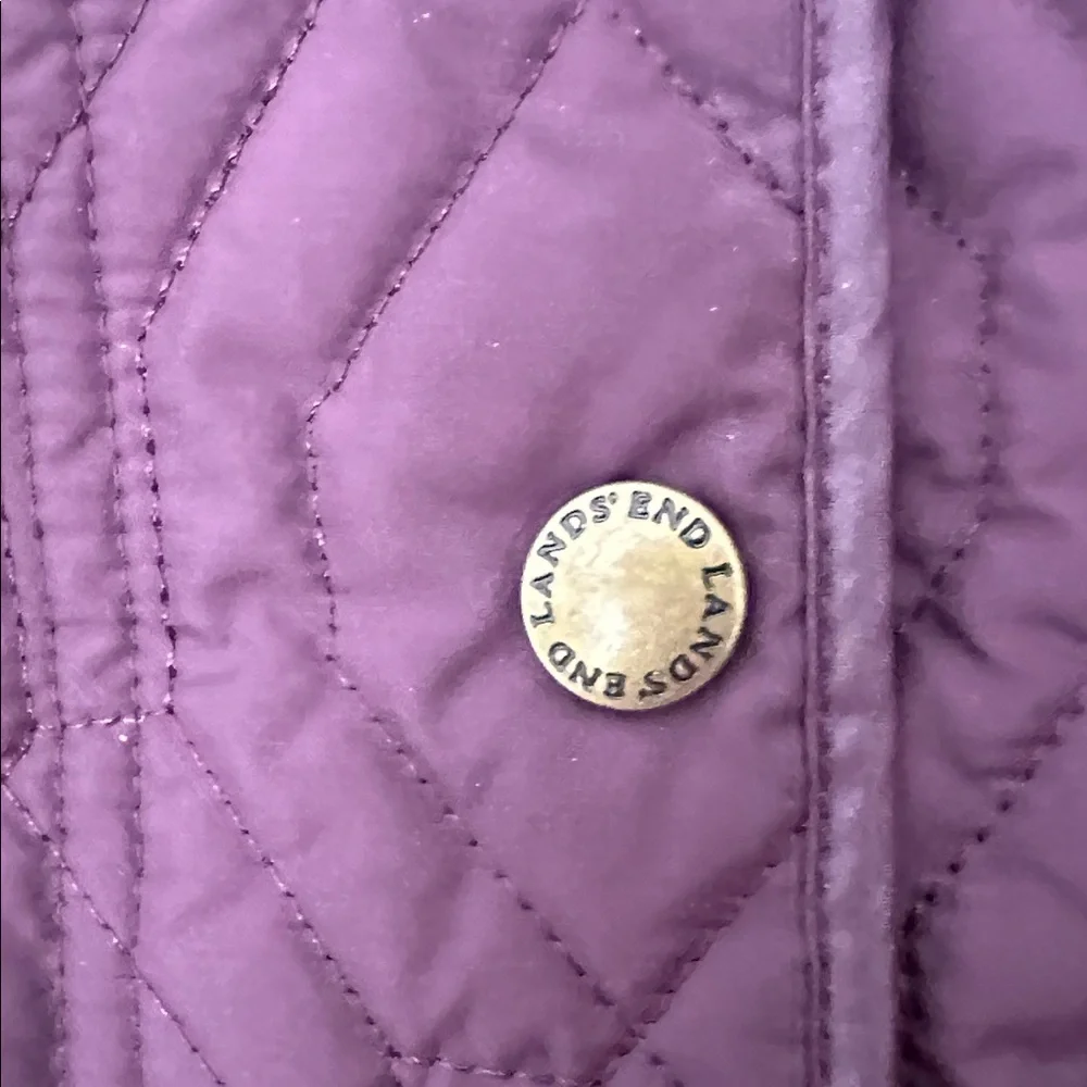 Lands End - Women's Quilted Jacket - Pockets - Picture 3 of 6